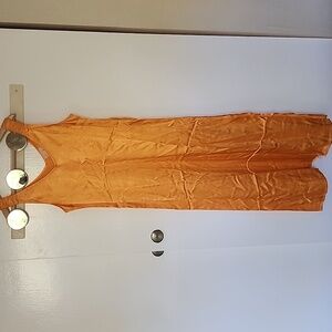Nation Los Angeles Orange Sleeveless Dress